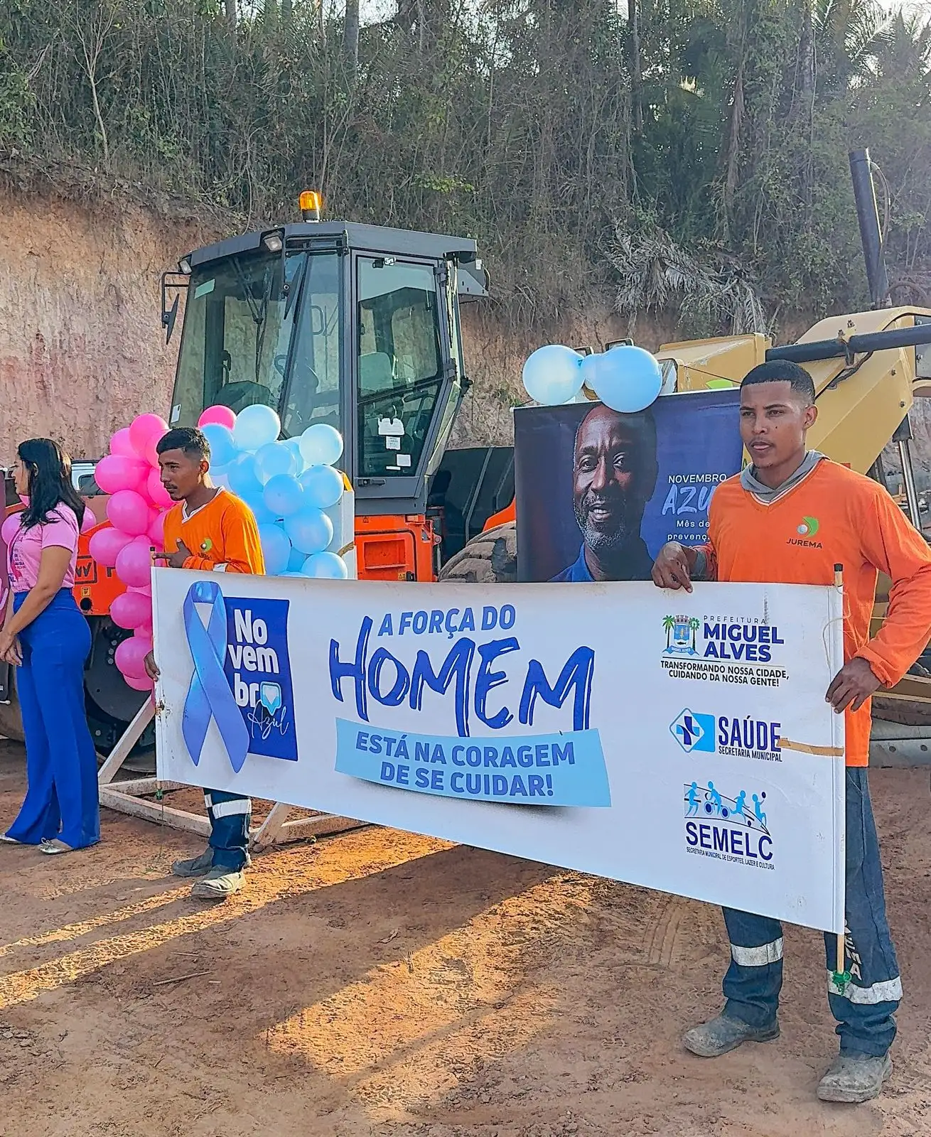 Foto 8 – SECRETARIA DE SAÚDE PROMOVE RODA DE CONVERSA SOBRE OUTUBRO ROSA E NOVEMBRO AZUL NA EMPRESA JUREMA