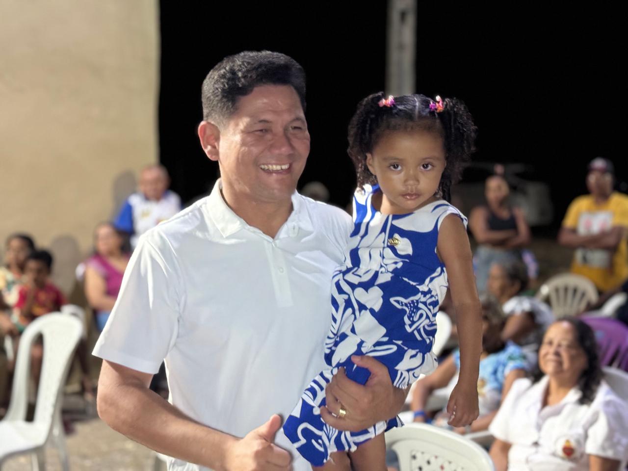 Foto 3 – PREFEITO DE MIGUEL ALVES PARTICIPA DO FESTEJO DE SÃO SEBASTÃO NA LOCALIDADE AREAL