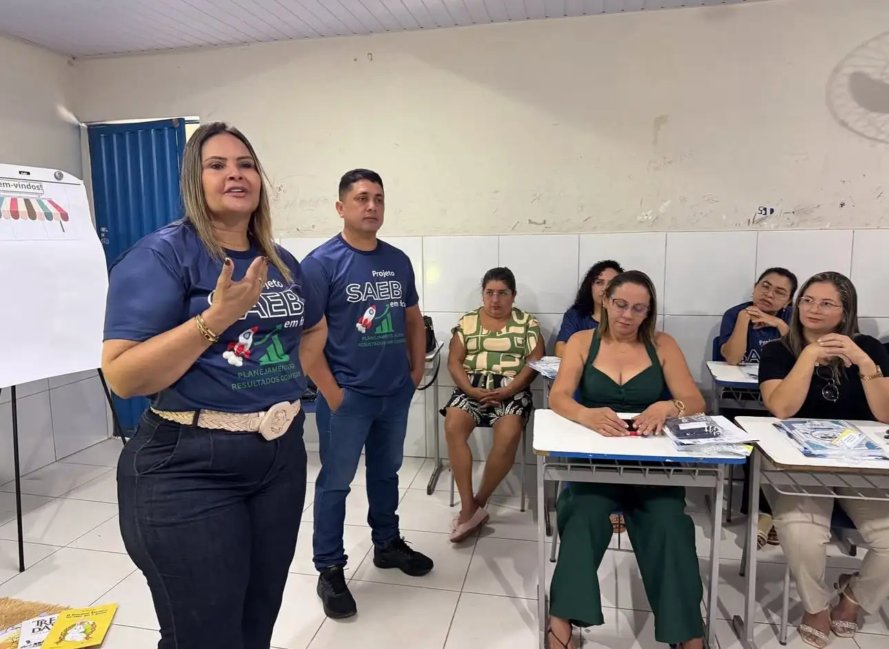 Foto 14 – PREFEITURA DE MIGUEL ALVES INICIA PLANEJAMENTO CURRICULAR COM FOCO NA MELHORIA DOS RESULTADOS DO SAEB