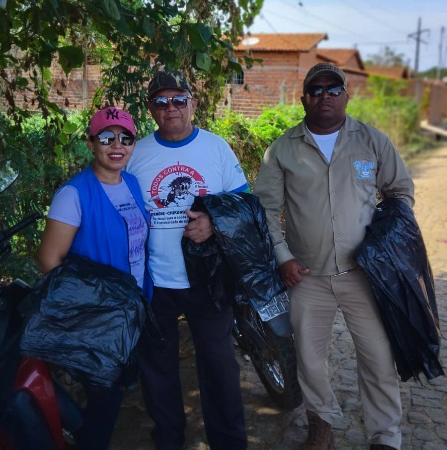 Foto 1 – SECRETARIA MUNICIPAL DE SAÚDE INICIA CAMPANHA DE COMBATE À DENGUE NO BAIRRO COHEBE