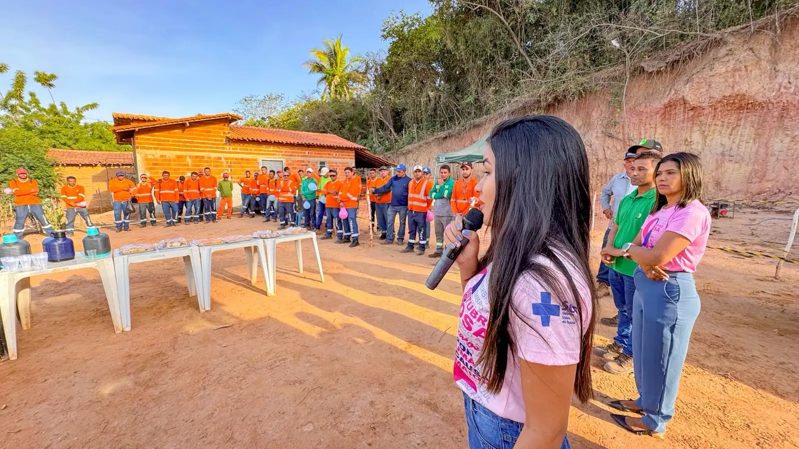 Foto 22 – SECRETARIA DE SAÚDE PROMOVE RODA DE CONVERSA SOBRE OUTUBRO ROSA E NOVEMBRO AZUL NA EMPRESA JUREMA