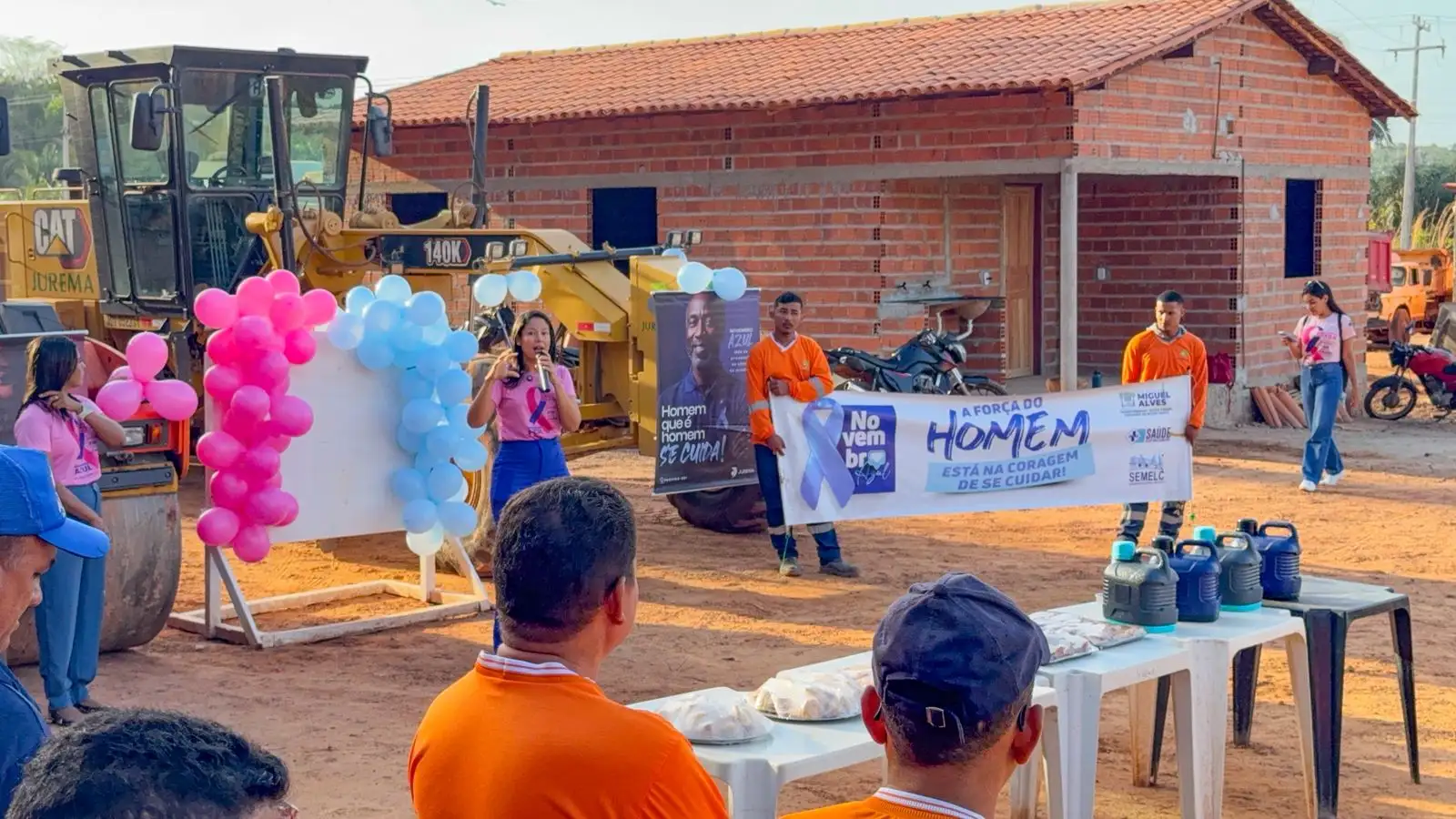 Foto 7 – SECRETARIA DE SAÚDE PROMOVE RODA DE CONVERSA SOBRE OUTUBRO ROSA E NOVEMBRO AZUL NA EMPRESA JUREMA
