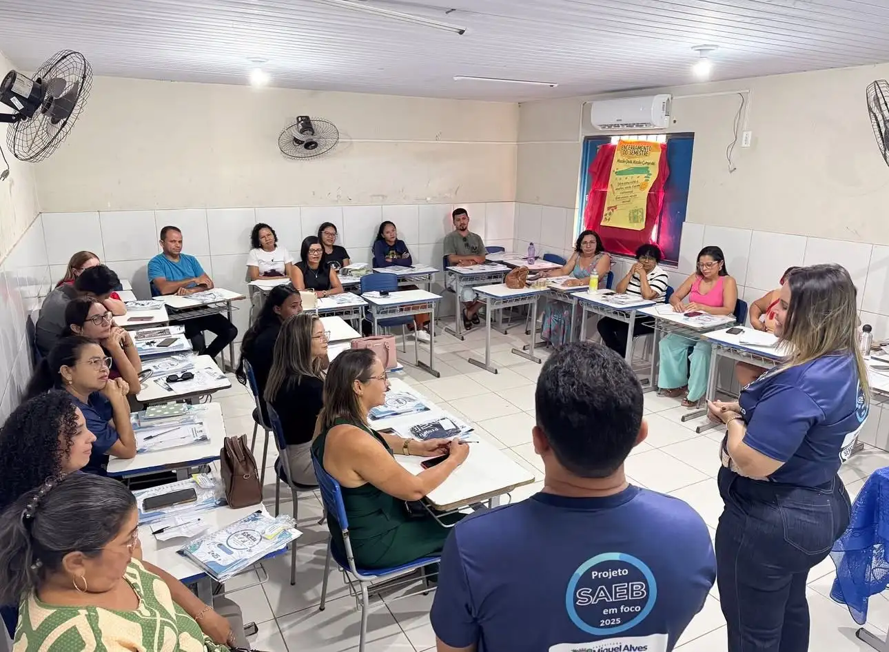 Foto 13 – PREFEITURA DE MIGUEL ALVES INICIA PLANEJAMENTO CURRICULAR COM FOCO NA MELHORIA DOS RESULTADOS DO SAEB