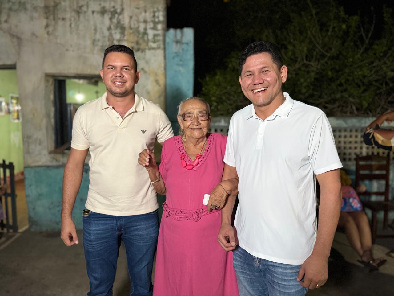 Foto 1 – PREFEITO DE MIGUEL ALVES PARTICIPA DO FESTEJO DE SÃO SEBASTÃO NA LOCALIDADE AREAL