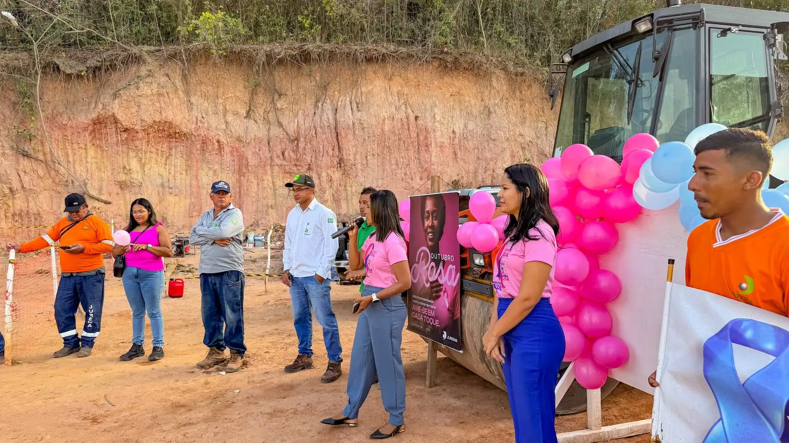 Foto 5 – SECRETARIA DE SAÚDE PROMOVE RODA DE CONVERSA SOBRE OUTUBRO ROSA E NOVEMBRO AZUL NA EMPRESA JUREMA