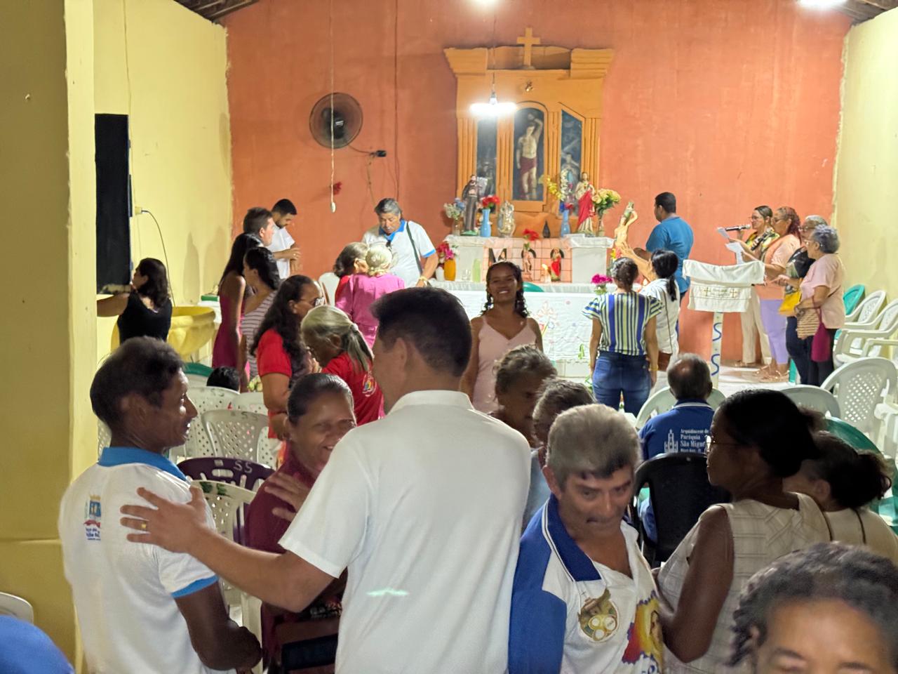 Foto 7 – PREFEITO DE MIGUEL ALVES PARTICIPA DO FESTEJO DE SÃO SEBASTÃO NA LOCALIDADE AREAL