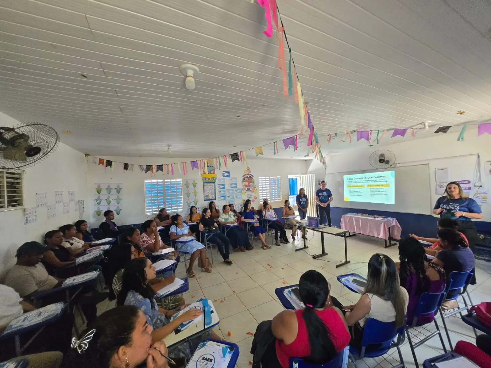 Foto 3 – PREFEITURA DE MIGUEL ALVES INICIA PLANEJAMENTO CURRICULAR COM FOCO NA MELHORIA DOS RESULTADOS DO SAEB
