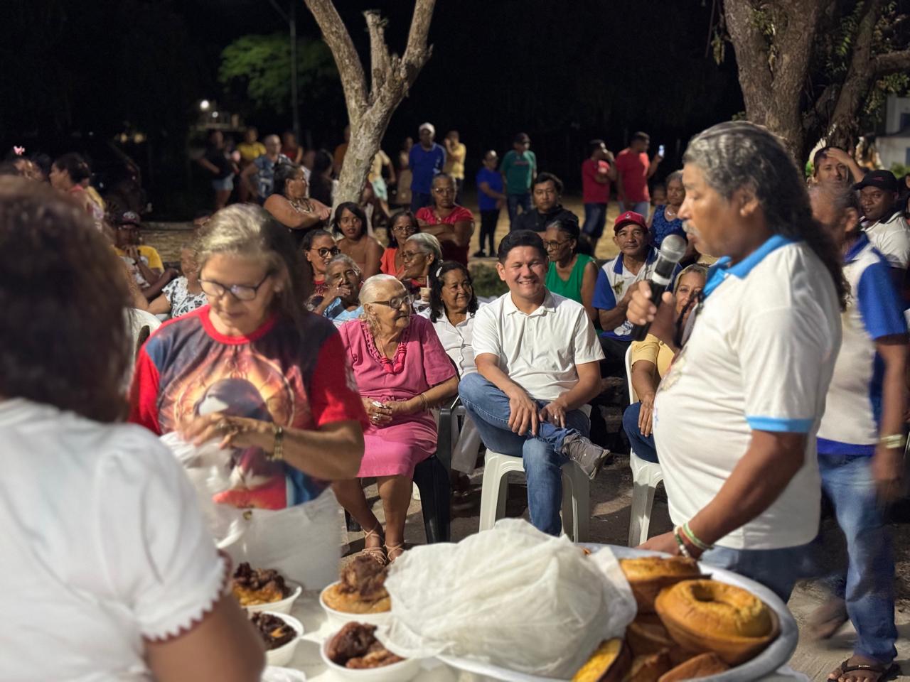 Foto 4 – PREFEITO DE MIGUEL ALVES PARTICIPA DO FESTEJO DE SÃO SEBASTÃO NA LOCALIDADE AREAL