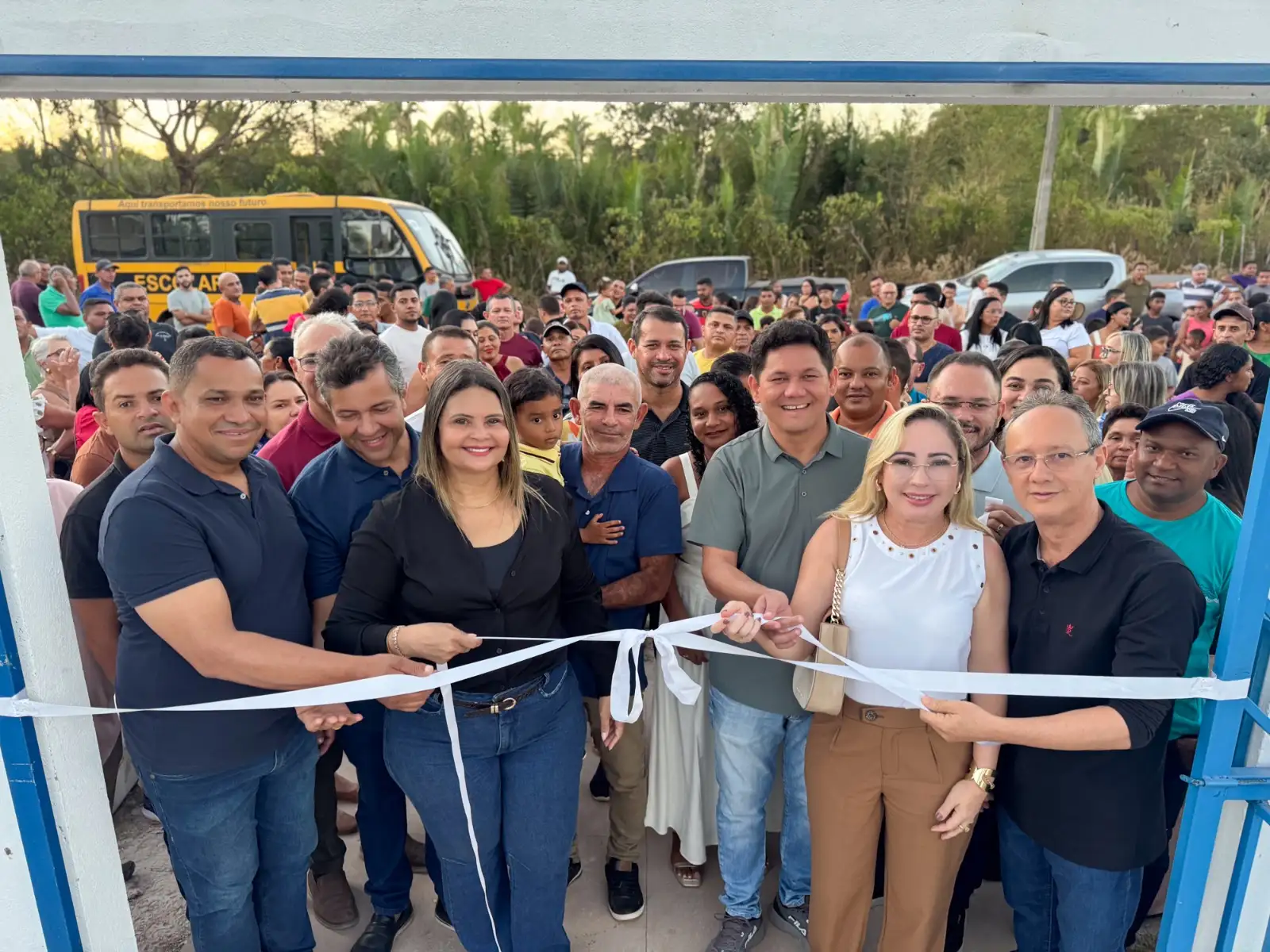 Foto 14 – PREFEITURA DE MIGUEL ALVES INAUGURA A UNIDADE ESCOLAR JOSÉ REBELO DO REGO NA LOCALIDADE PIEDADE