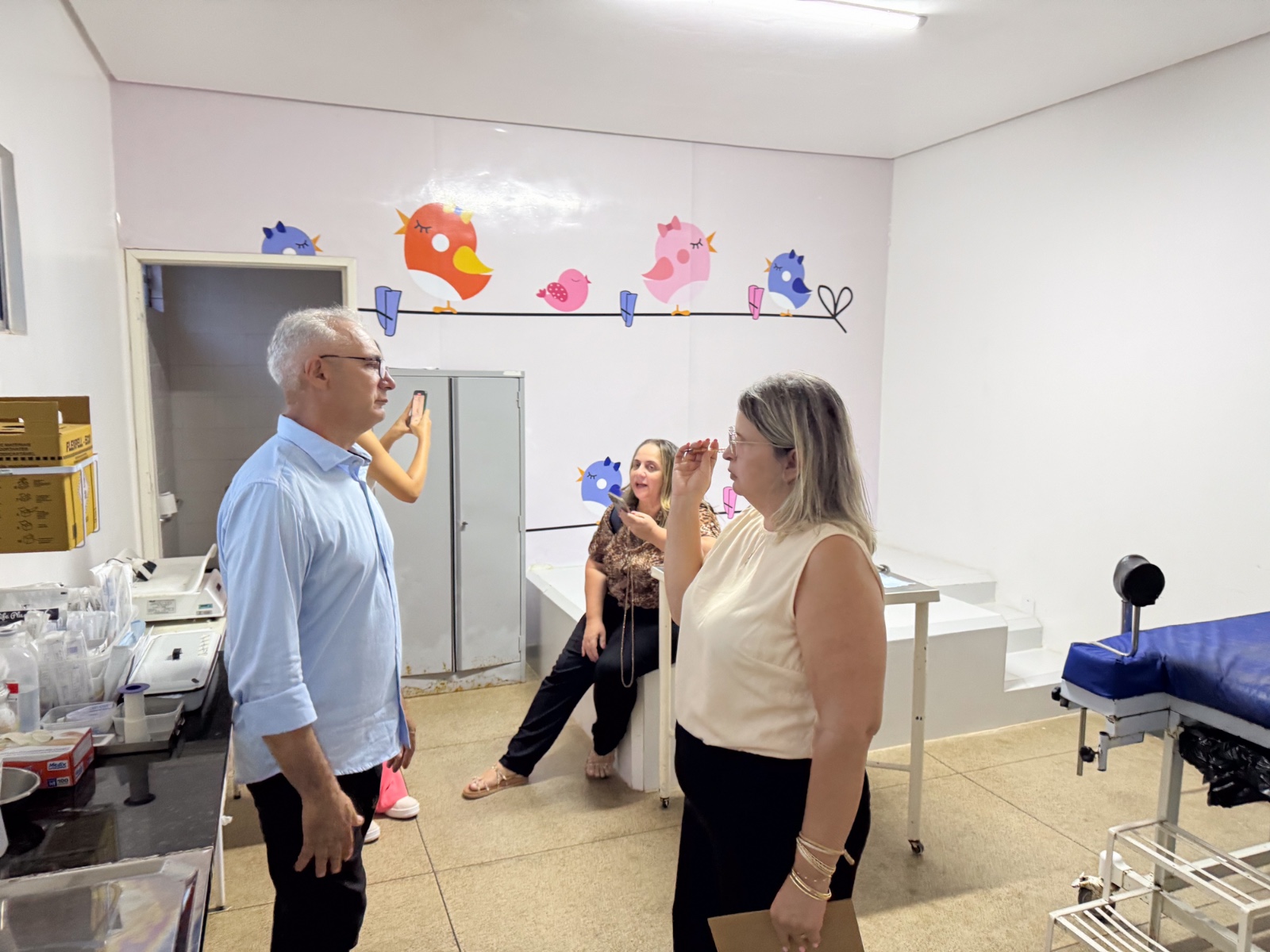 Foto 1 – NOVO DIRETOR DO HOSPITAL PEDRO VASCONCELOS, WASHINGTON PARENTE, CONHECE INSTALAÇÕES E DESTACA COMPROMISSO COM A QUALIDAD