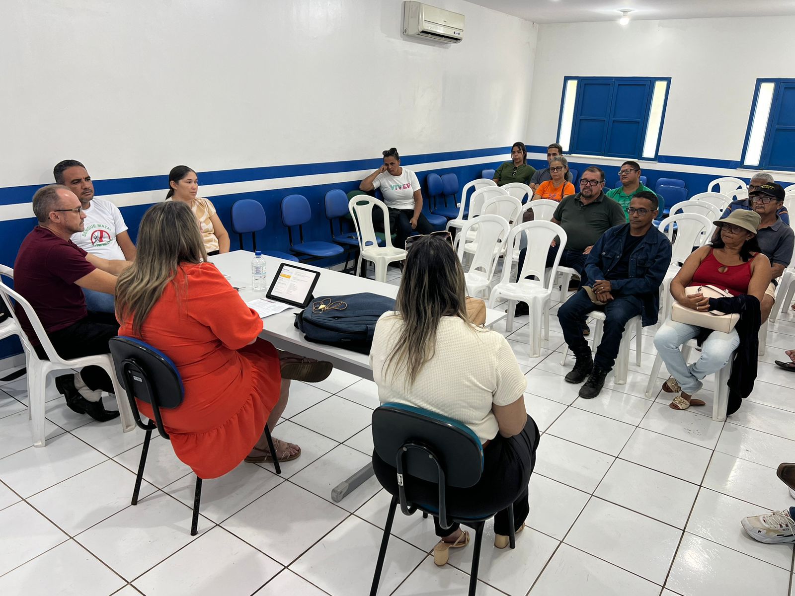 Foto 1 – SECRETARIA MUNICIPAL DE SAÚDE DE MIGUEL ALVES DISCUTE DESCARTE DE LIXO E PLANEJA CAMPANHA DE COMBATE À DENGUE
